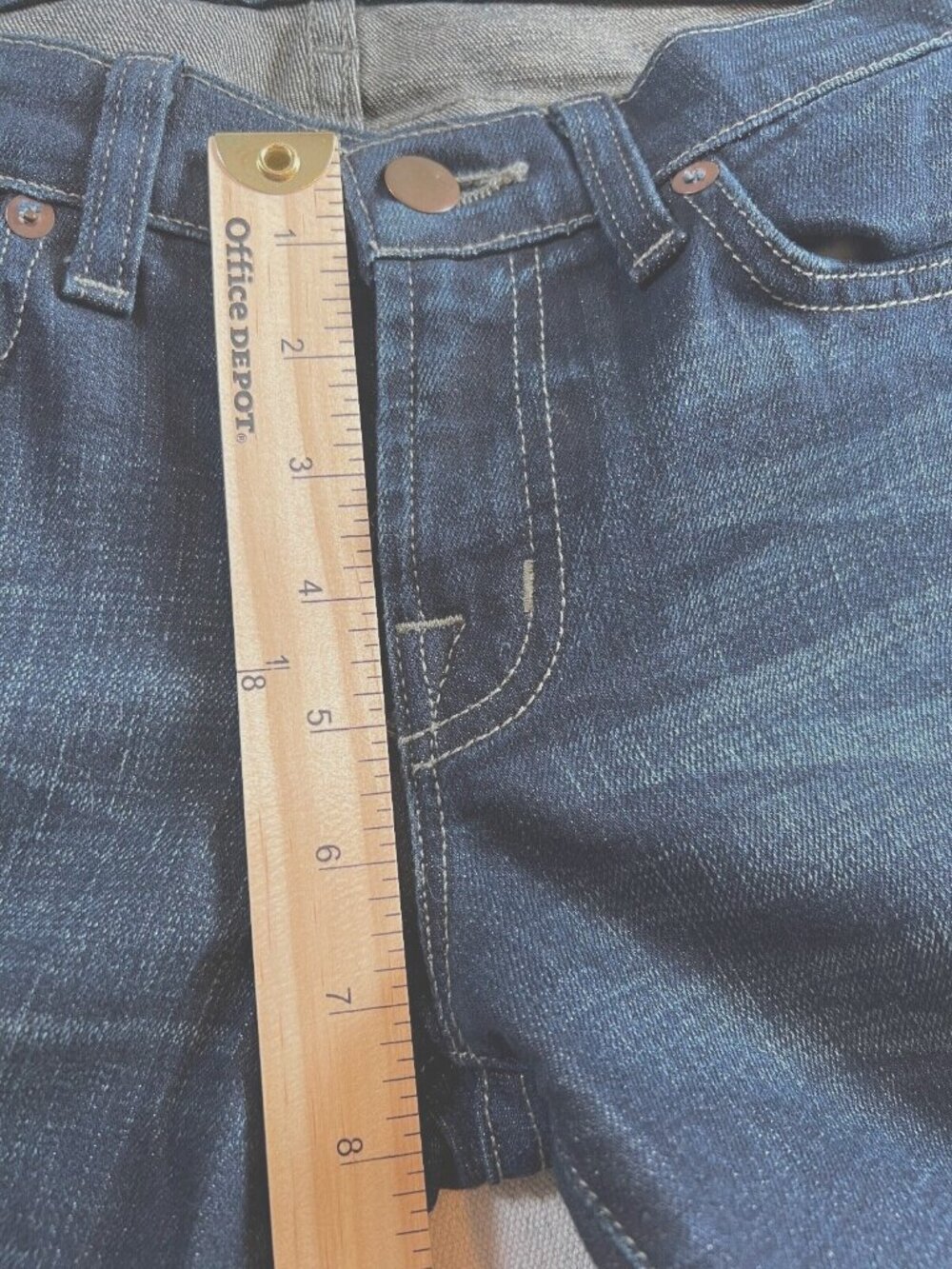 J Brand Womens Jeans Dark 27x29 Wash Slim Skinny Pencil Leg 912 Stretch Frayed - Picture 4 of 8